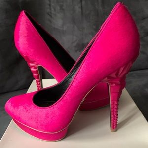 Rachel Roy pony hair pumps